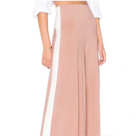 Revolve Norma Kamali Chic Two-Tone Wide-Leg Elephant Pants - Picture 2 of 12